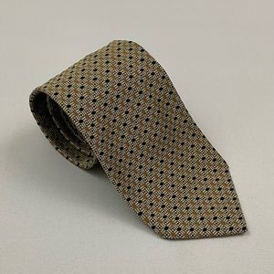 Robert Talbott Best of Class for Nordstrom Vintage Gold Geometric Silk Tie